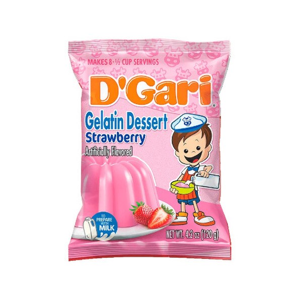D'GARI GELATIN STRAWBERRY FRESA 4.2